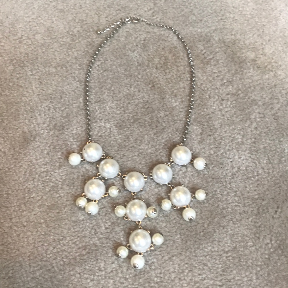 Loft Adjustable Pearl Bubble Necklace